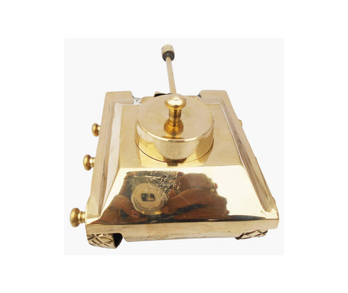 Brass Tank Miniature For Children Playing 0.86Kg